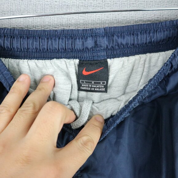 Nike 1990s Double Layered Nylon Track Pant Joggers Large Vintage - Picture 5 of 7